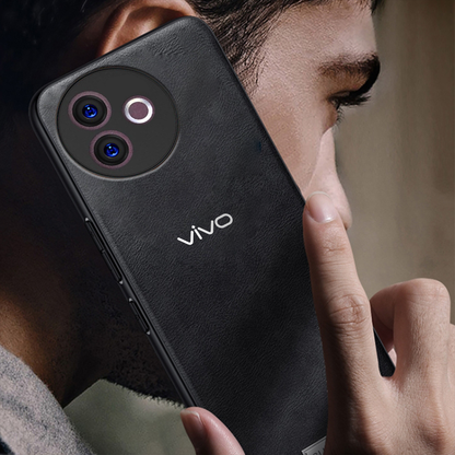 VIVO Y39 5G  Business Style  PU LEATHER PROTECTIVE BACK CASE WITH CAMERA PROTECTION