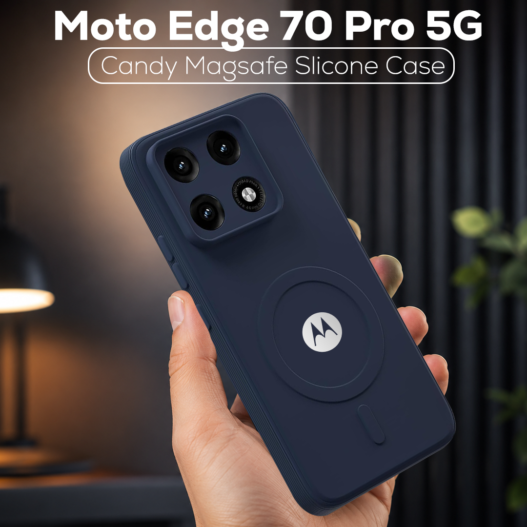MOTO EDGE 70 PRO 5G Candy Silicone Luxury Matte Back Cover with Camera  Protection