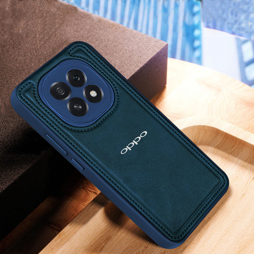 OPPO F29 5G Vintage Leather Stitched Protective Back Case