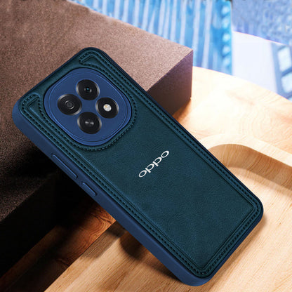 OPPO F29 5G Vintage Leather Stitched Protective Back Case