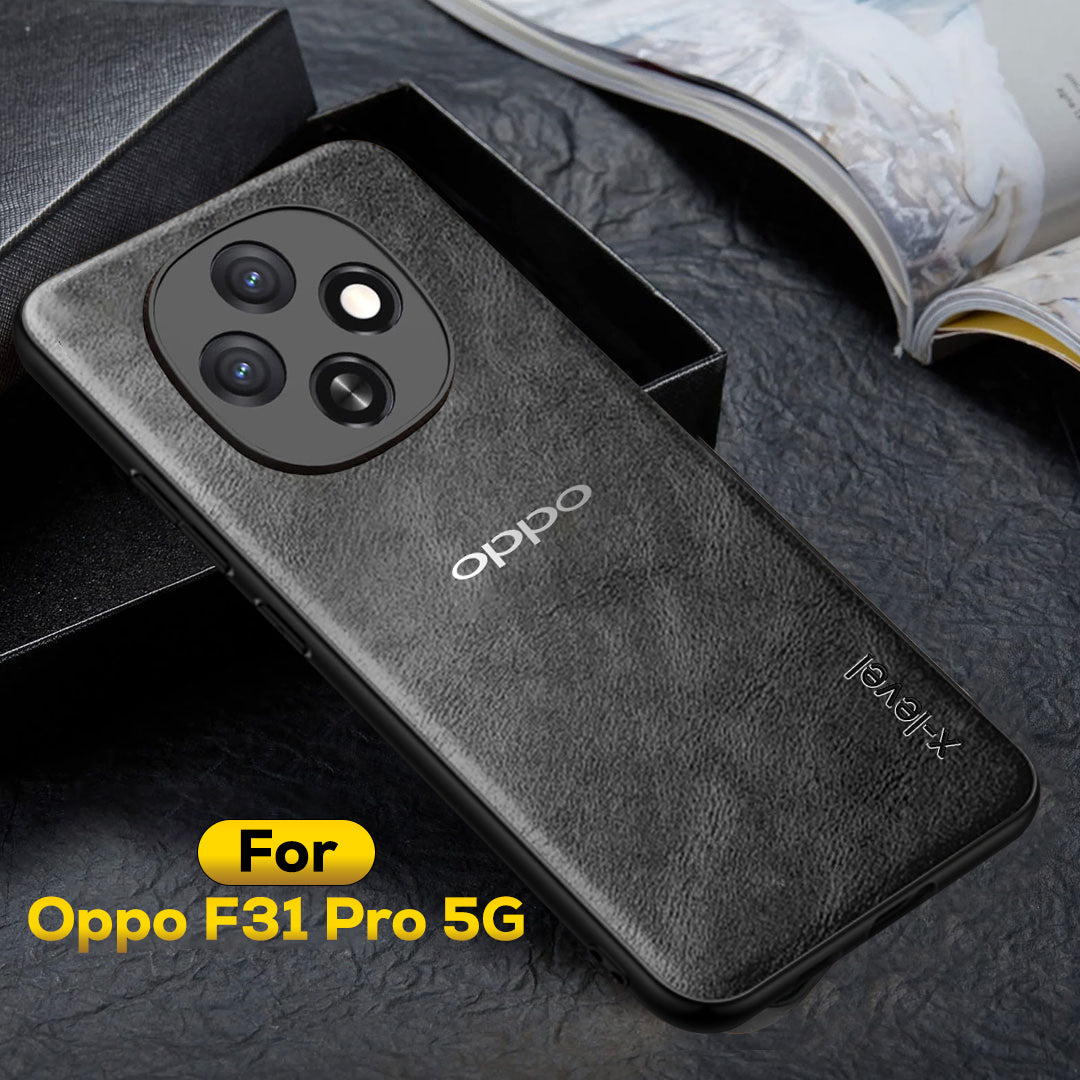 OPPO F31 PRO 5G  Business Style PU LEATHER PROTECTIVE BACK CASE WITH CAMERA PROTECTION