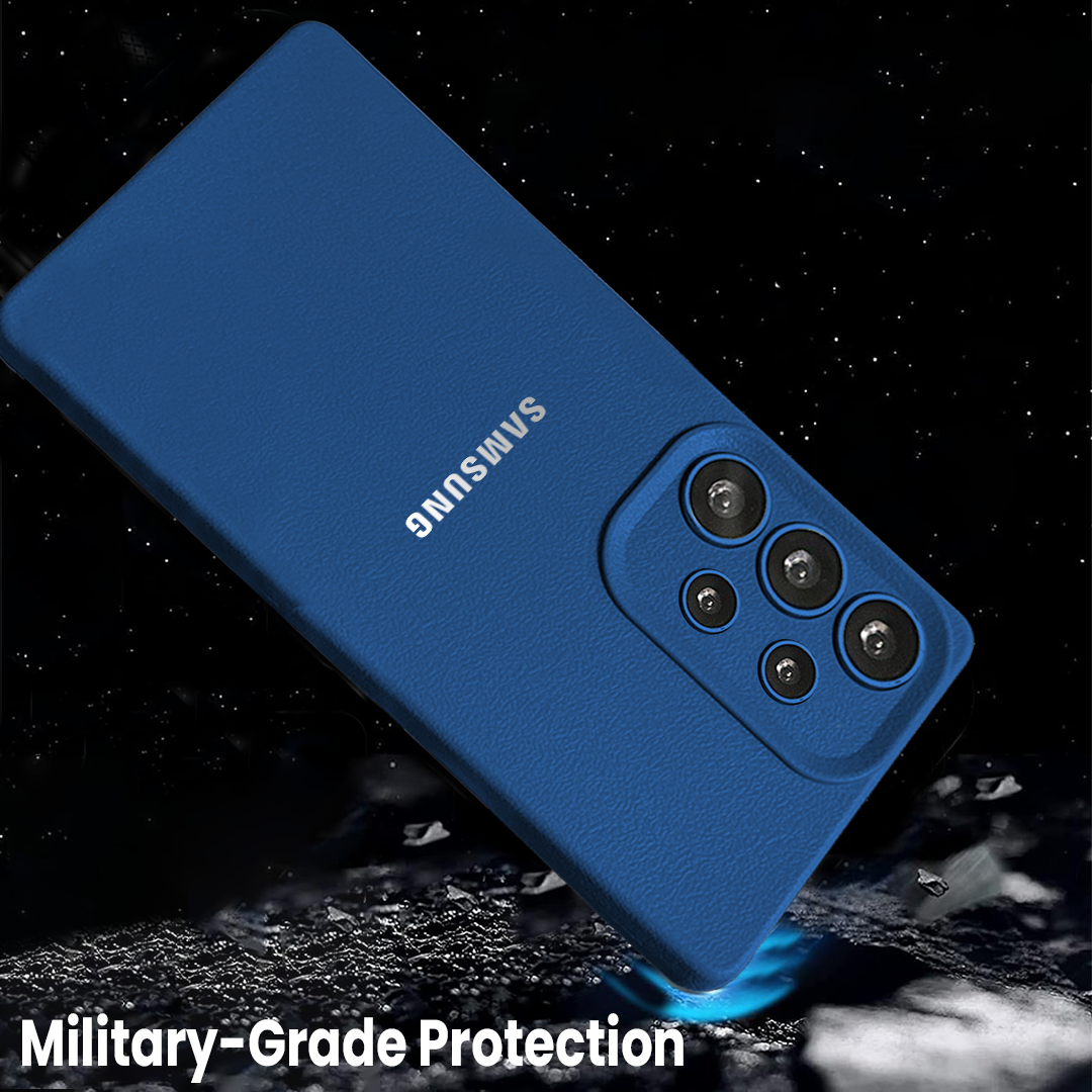 Samsung Galaxy A73 5G Solid Color Leather Texture Matte Phone Back Case