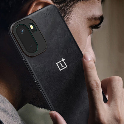 ONEPLUS 15r 5G Business Style PU LEATHER PROTECTIVE BACK CASE WITH CAMERA PROTECTION
