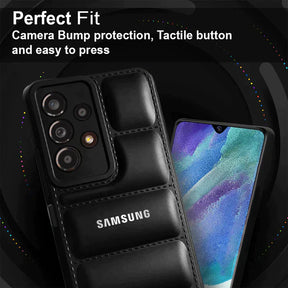 Galaxy A73 5G The Puffer Edition Soft Material Down Jacket Phone Case