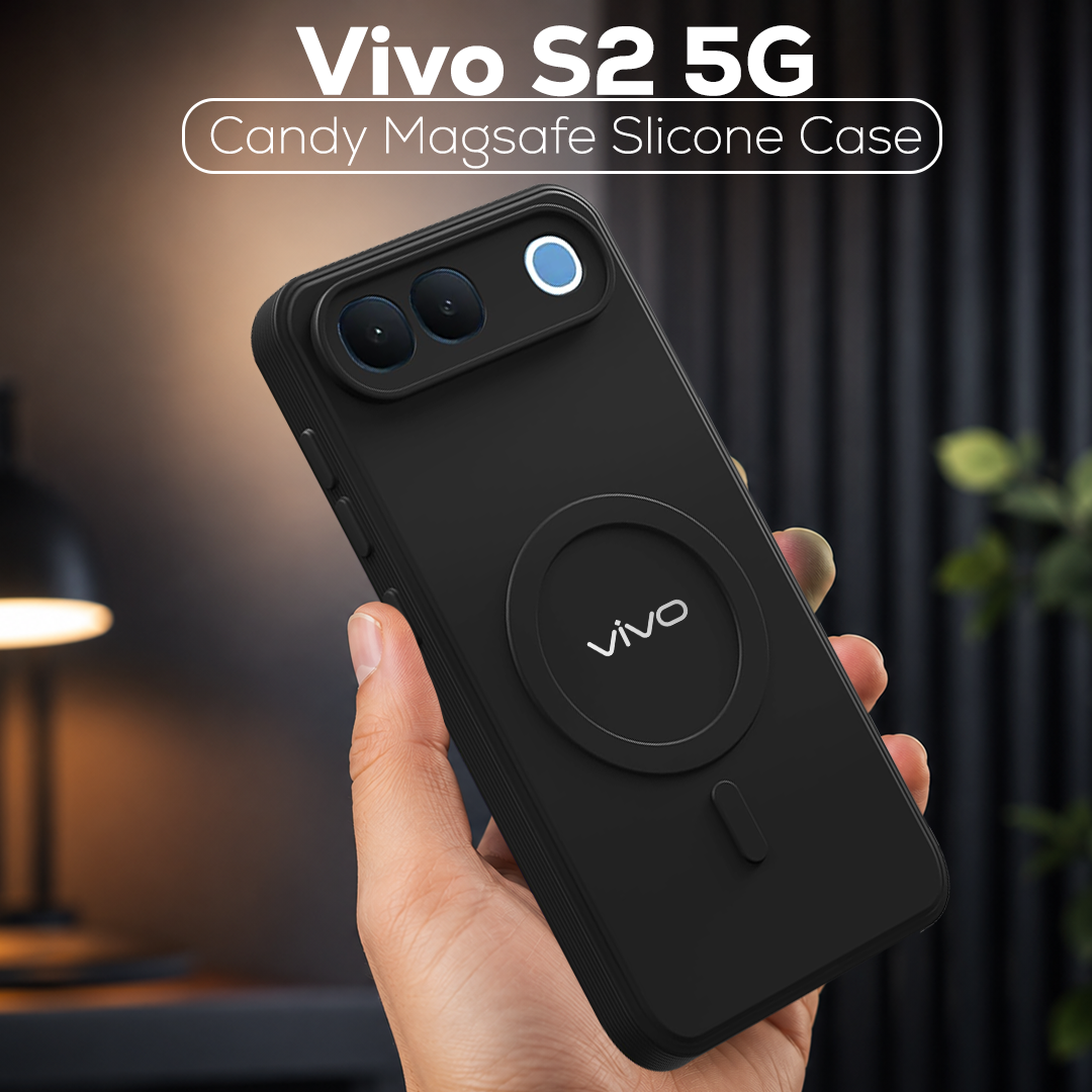 VIVO S2 5G Candy Silicone Luxury Matte Back Cover with Camera  Protection