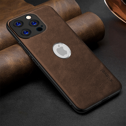 IPHONE 13 PRO 5G Business Style PU LEATHER PROTECTIVE BACK CASE WITH CAMERA PROTECTION