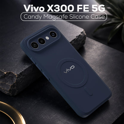 VIVO X300 FE 5G Candy Silicone Luxury Matte Back Cover with Camera  Protection