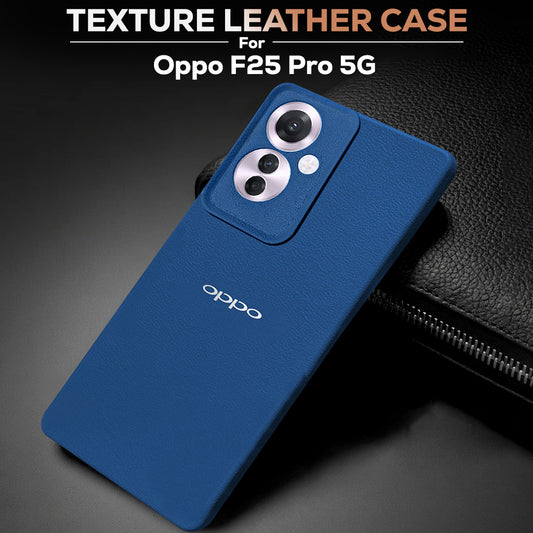 OPPO F25 PRO 5G Solid Color Leather Texture Matte Phone Back Case