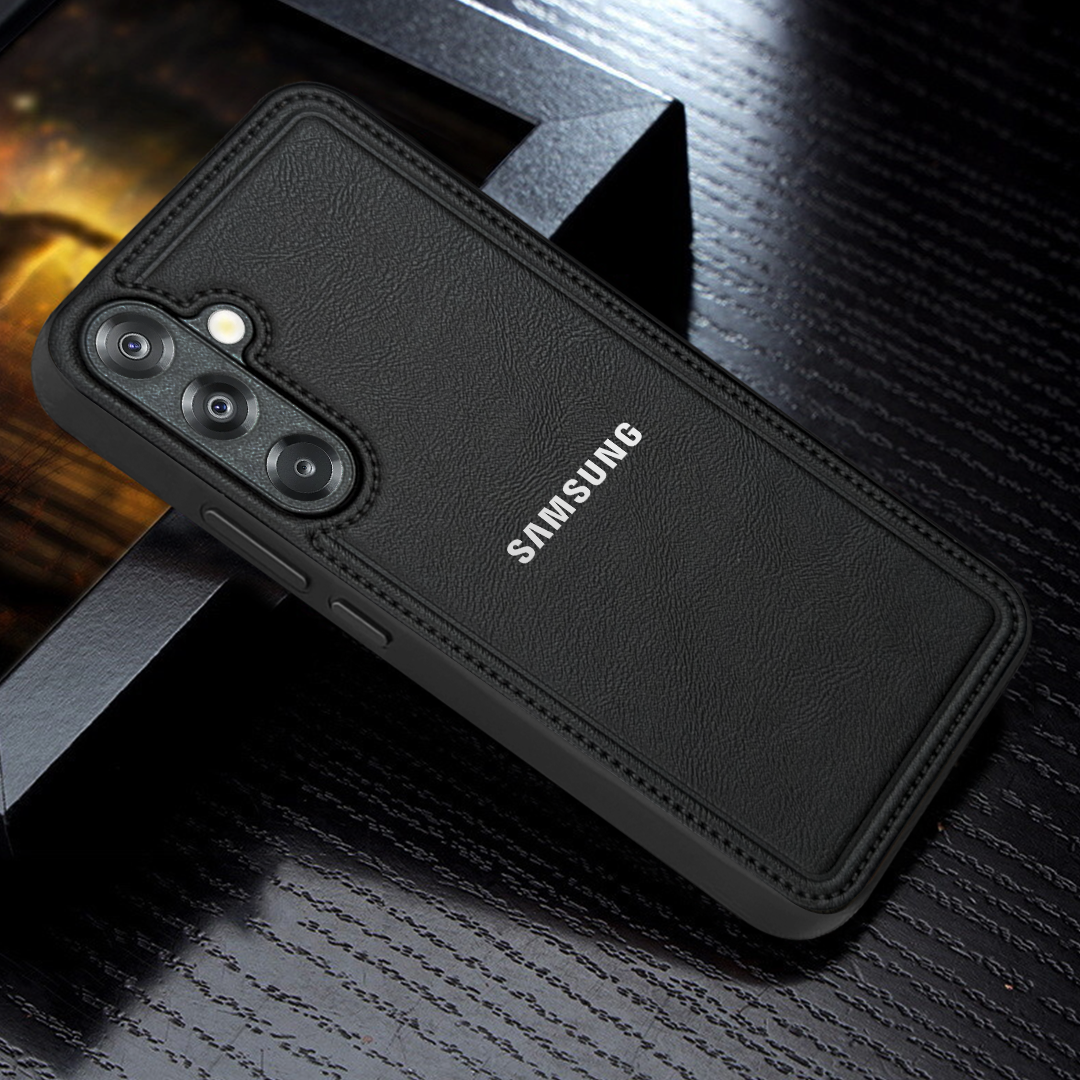 Samsung Galaxy A16 5G Vintage Leather Stitched Protective Back Case