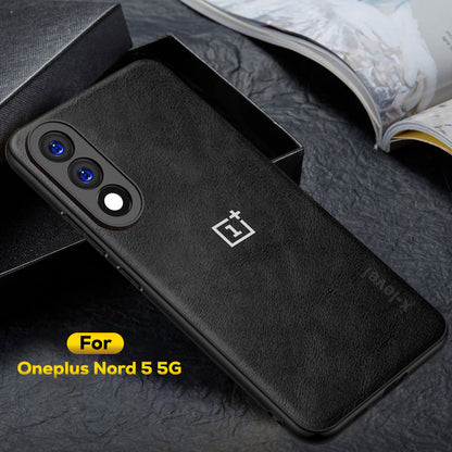 ONEPLUS NORD 5 5G VINTAGE PU LEATHER PROTECTIVE BACK CASE