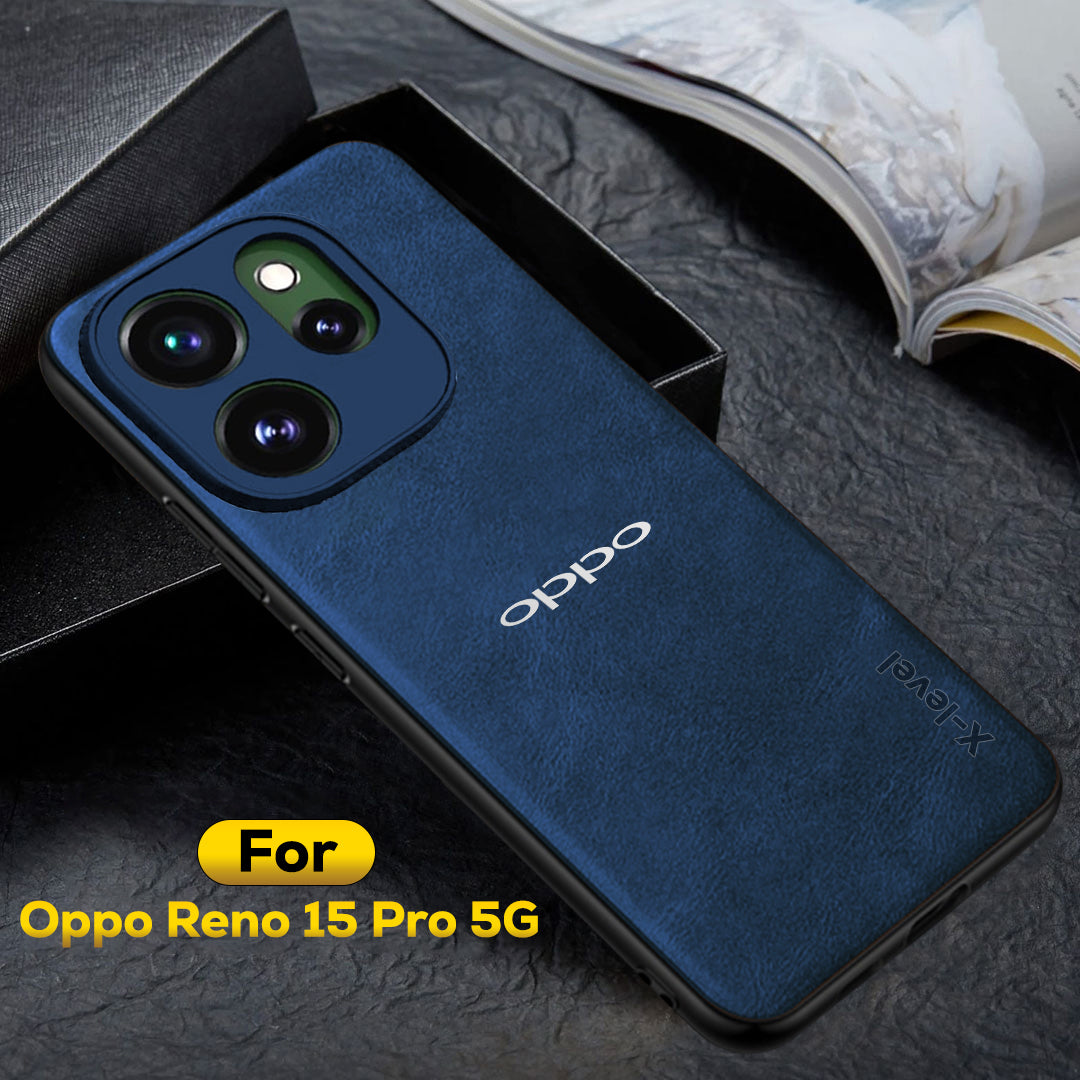 OPPO RENO 15 PRO 5G Business Style PU LEATHER PROTECTIVE BACK CASE WITH CAMERA PROTECTION