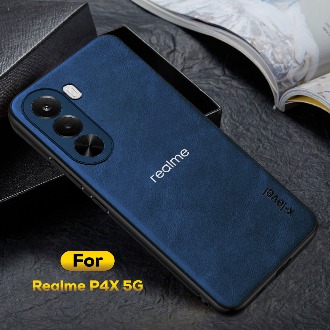REALME P4X 5G  Business PU Leather Back Case