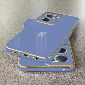 ONEPLUS NORD CE2 5G ULTRA-SHINE GOLD ELECTROPLATED LUXURIOUS  BACK CASE WITH CAMERA PROTECTION