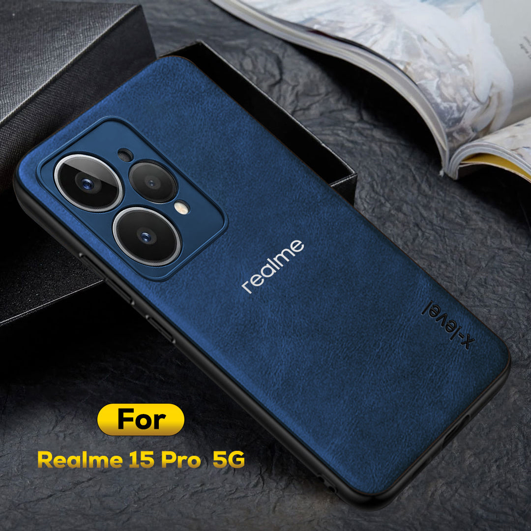 REALME 15 PRO 5G  Business PU Leather Back Case
