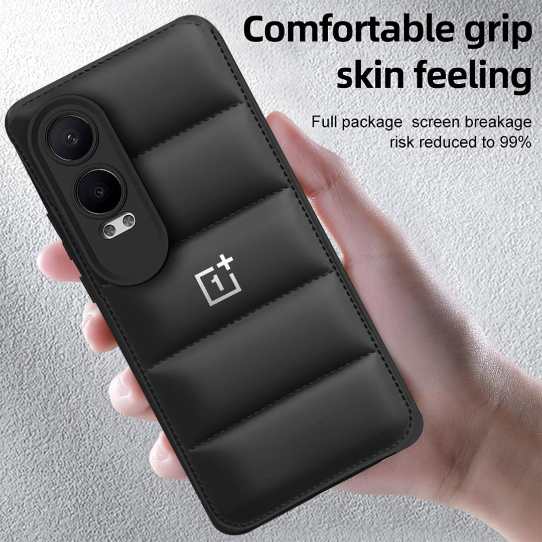 OnePlus NORD CE4 Lite 5G The Puffer Edition Soft Material Down Jacket Phone Case