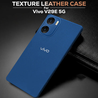 Vivo V29e 5G Solid Color Leather Texture Matte Phone Back Case