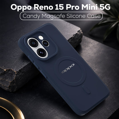 Oppo Reno 15 Pro Mini 5G Candy Silicone Luxury Matte Back Cover with Camera  Protection