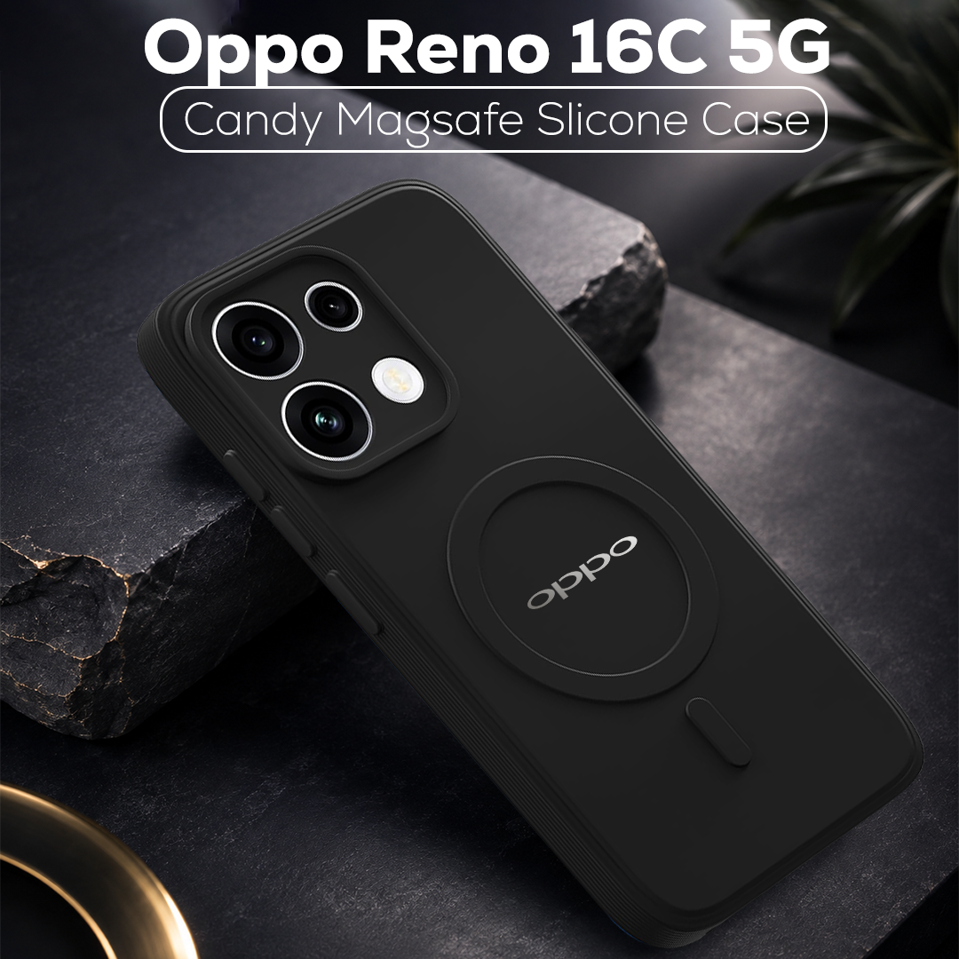 OPPO Reno 16C 5G Candy Silicone Luxury Matte Back Cover with Camera  Protection
