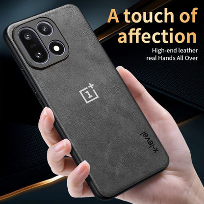ONEPLUS 15 5G Business Style PU LEATHER PROTECTIVE BACK CASE WITH CAMERA PROTECTION