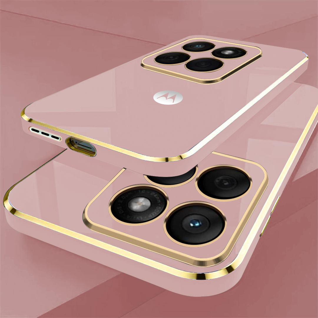 MOTOROLA EDGE 60 PRO 5G ULTRA-SHINE LUXURIOUS  BACK CASE WITH CAMERA PROTECTION
