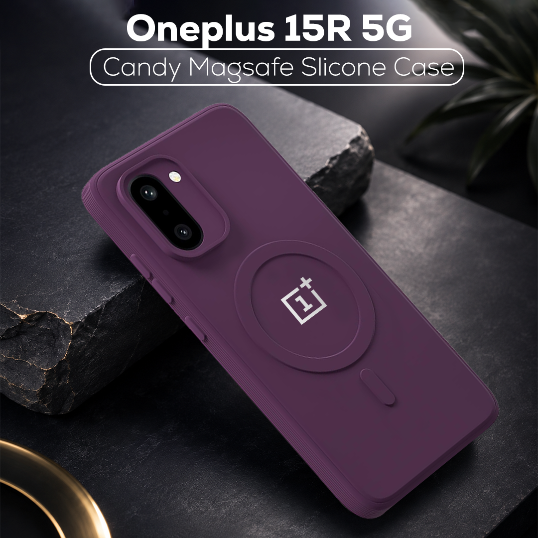 OnePlus 15R 5G Candy Silicone Luxury Matte Back Cover with Camera  Protection