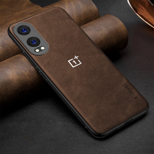 ONEPLUS CE4 LITE 5G Business Style PU LEATHER PROTECTIVE BACK CASE WITH CAMERA PROTECTION