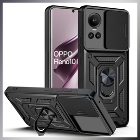 OPPO RENO 10 5G Armor Military-grade Case With Sliding Camera Cover & 360 Kickstand