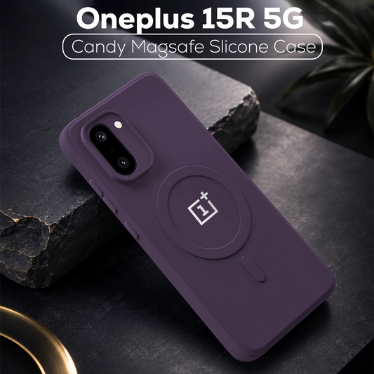 OnePlus 15R 5G Candy Silicone Luxury Matte Back Cover with Camera  Protection
