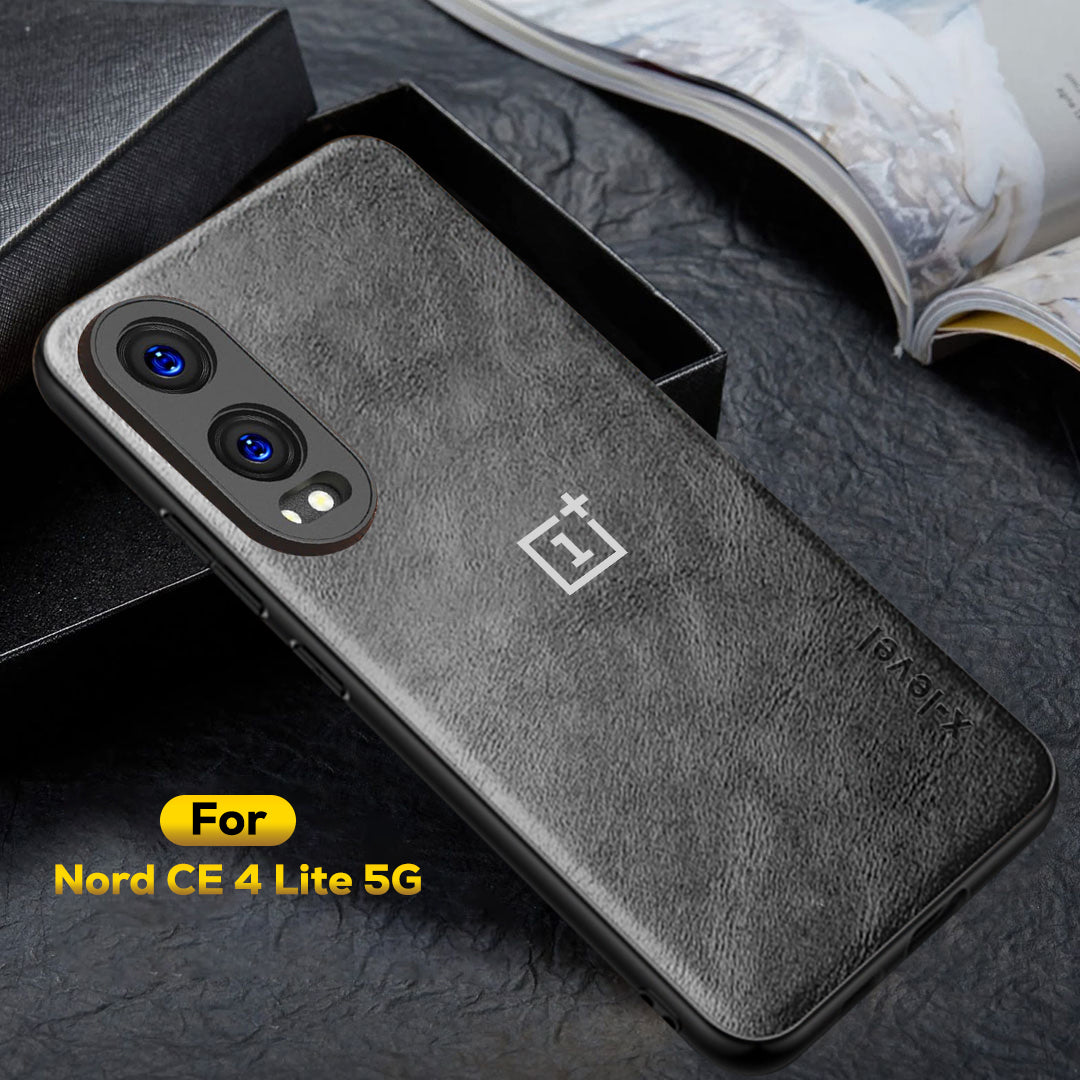 ONEPLUS NORD CE4 LITE 5G Business Style PU LEATHER PROTECTIVE BACK CASE WITH CAMERA PROTECTION