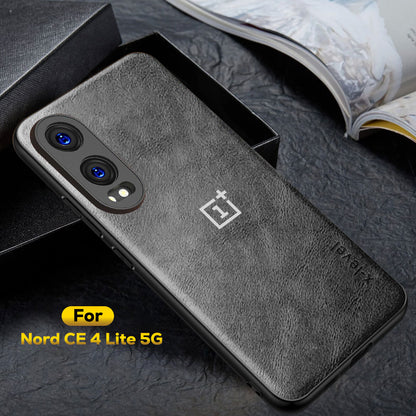 ONEPLUS NORD CE4 LITE 5G Business Style PU LEATHER PROTECTIVE BACK CASE WITH CAMERA PROTECTION