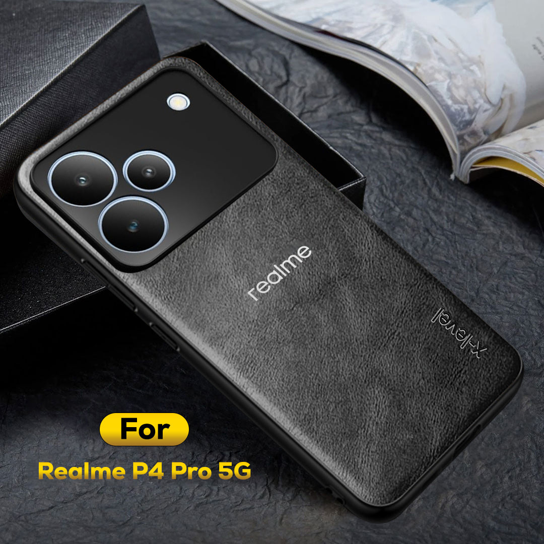 REALME P4 PRO 5G  Business PU Leather Back Case