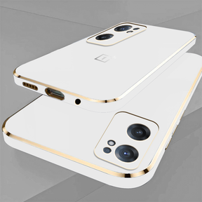 ONEPLUS NORD CE2 5G ULTRA-SHINE GOLD ELECTROPLATED LUXURIOUS  BACK CASE WITH CAMERA PROTECTION