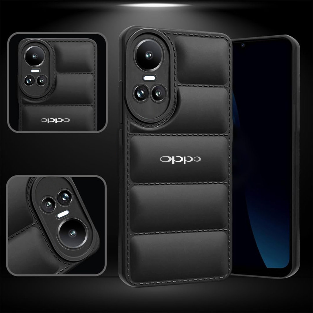 OPPO RENO 10 PRO 5G The Puffer Edition Soft Material Down Jacket Phone Case