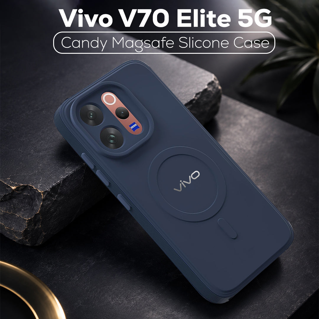 VIVO V70 ELITE 5G Candy Silicone Luxury Matte Back Cover with Camera  Protection