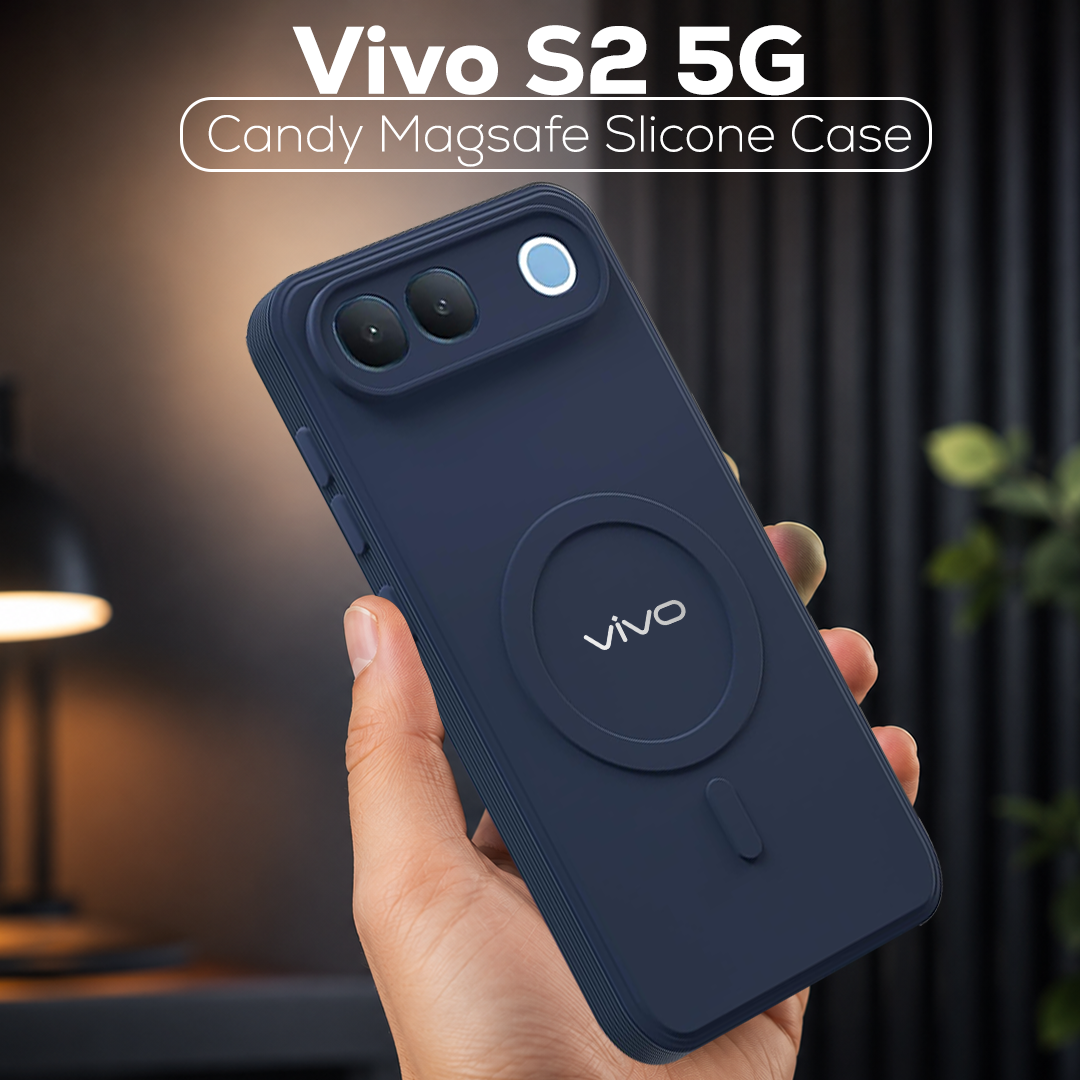 VIVO S2 5G Candy Silicone Luxury Matte Back Cover with Camera  Protection