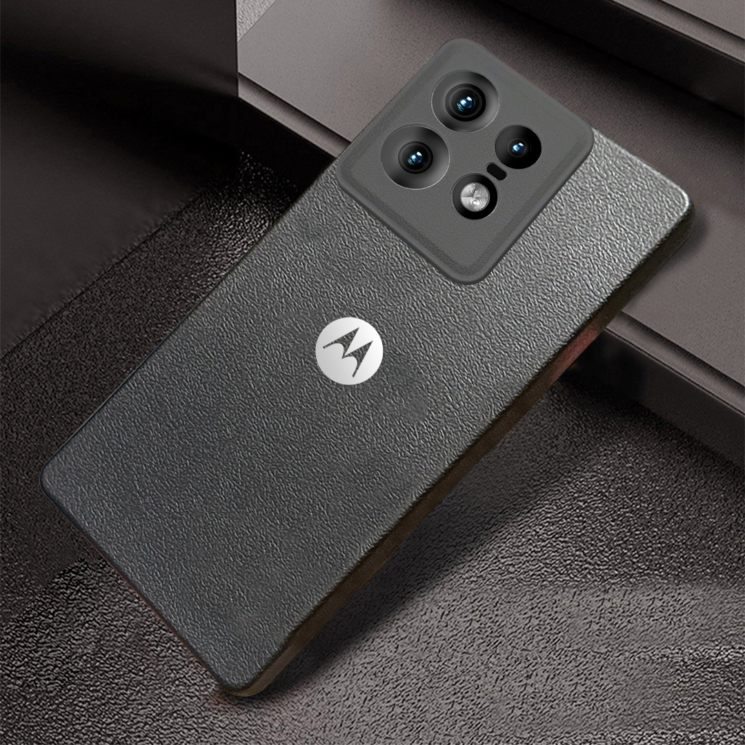 MOTO EDGE 50 PRO 5G Solid Color Leather Texture Matte Phone Back Case