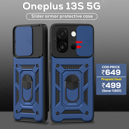 ONEPLUS 13s 5G Armor Military-grade Case With Sliding Camera Cover & 360 Kickstand