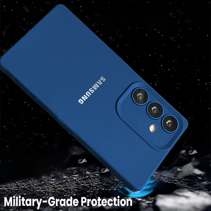 Samsung Galaxy A34 5G Solid Color Leather Texture Matte Phone Back Case