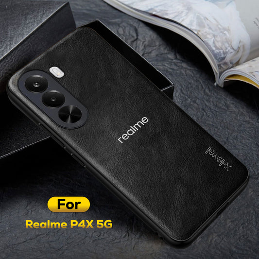 REALME P4X 5G  Business PU Leather Back Case