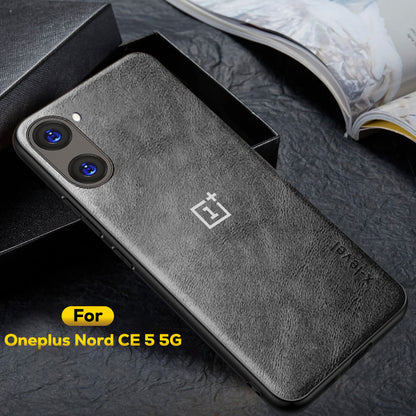 ONEPLUS NORD CE 5 5G VINTAGE PU LEATHER PROTECTIVE BACK CASE