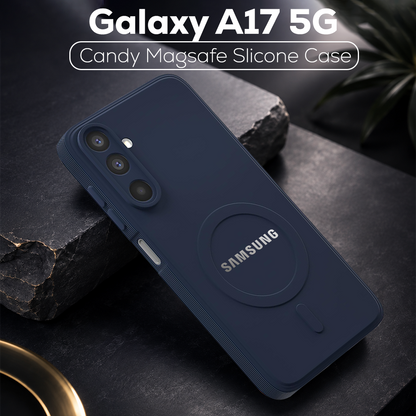 SAMSUNG GALAXY A17 5G Candy Silicone Luxury Matte Back Cover with Camera Lens Protection