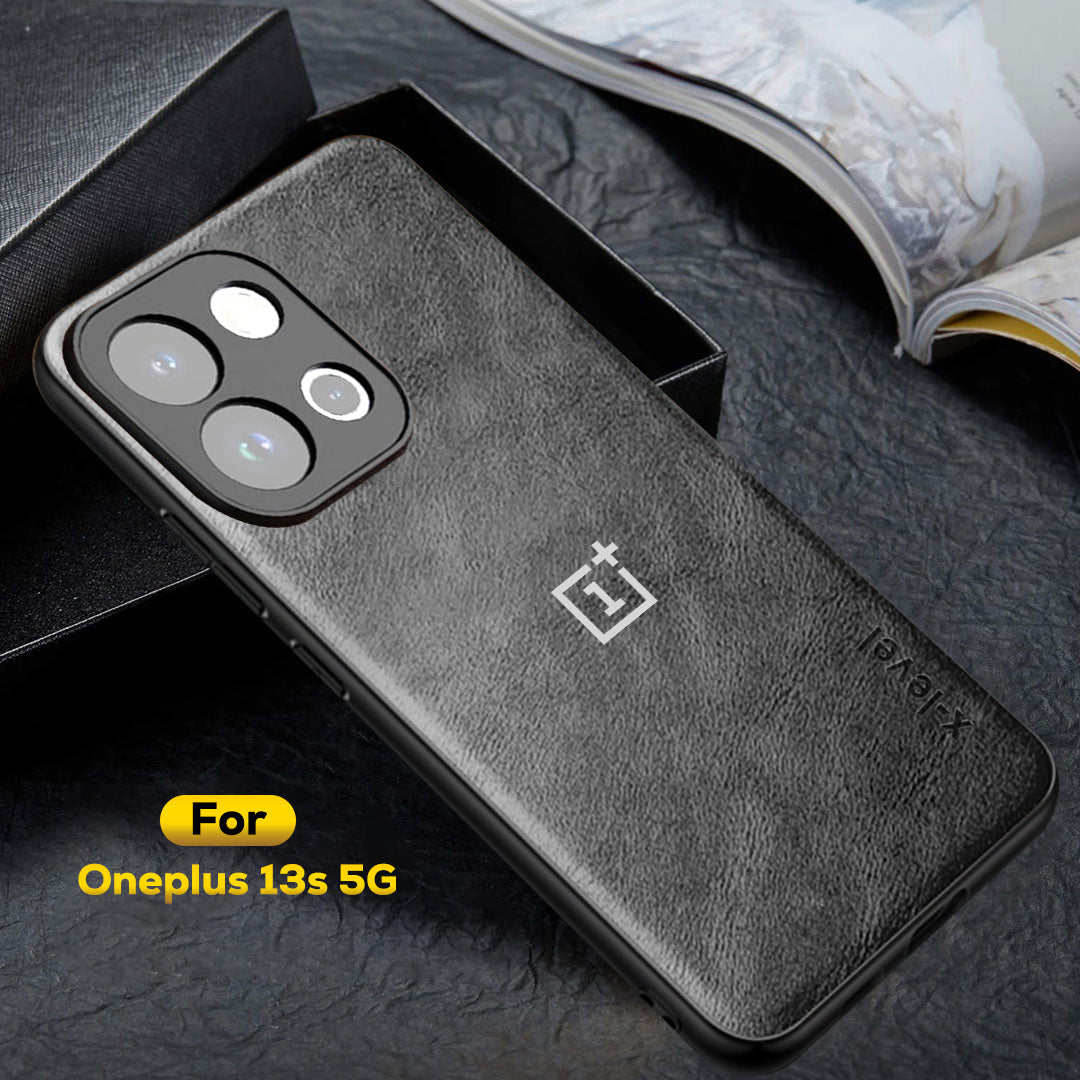 ONEPLUS 13s 5G Business Style PU LEATHER PROTECTIVE BACK CASE WITH CAMERA PROTECTION