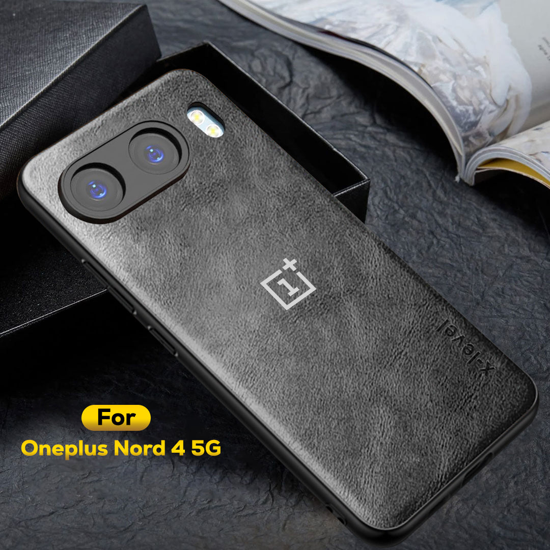 ONEPLUS NORD 4 5G VINTAGE PU LEATHER PROTECTIVE BACK CASE