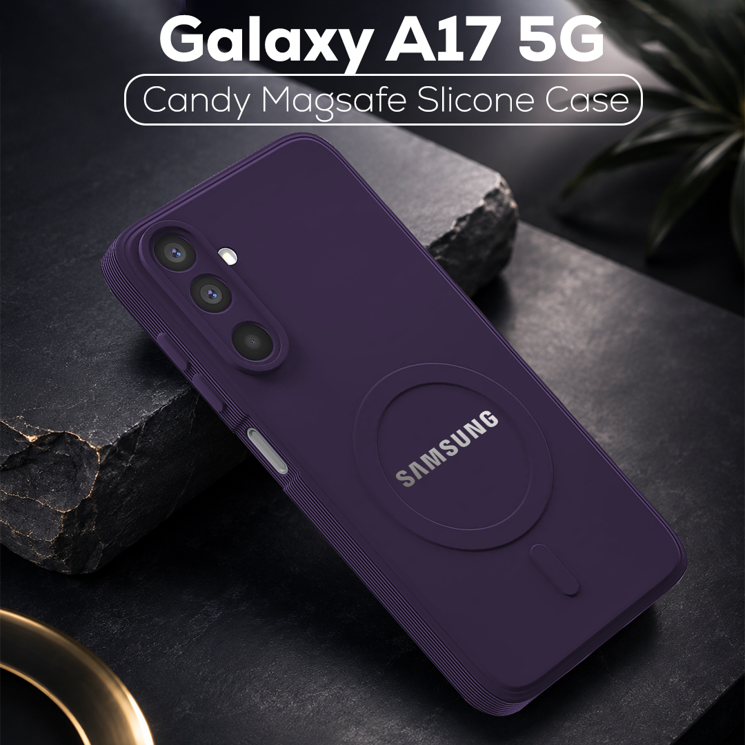 SAMSUNG GALAXY A17 5G Candy Silicone Luxury Matte Back Cover with Camera Lens Protection