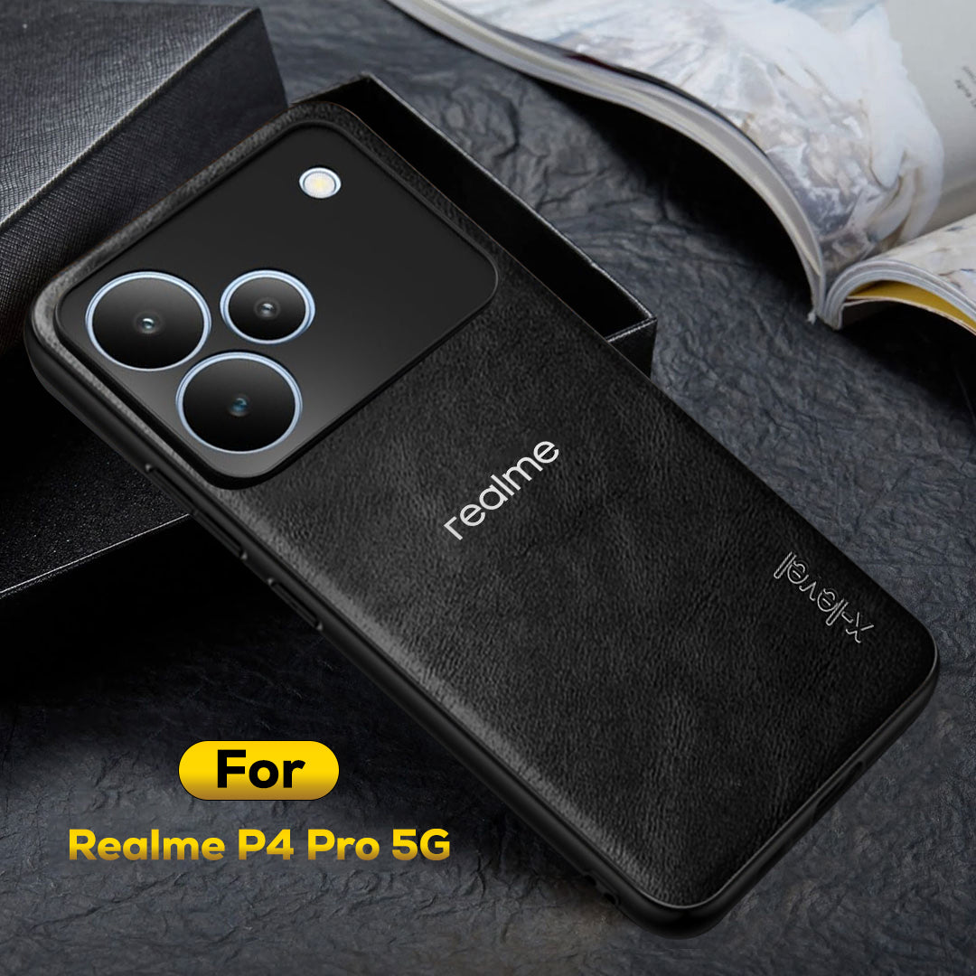 REALME P4 PRO 5G  Business PU Leather Back Case