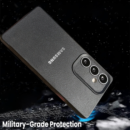Samsung Galaxy A34 5G Solid Color Leather Texture Matte Phone Back Case