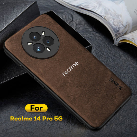 REALME 14 PRO 5G Business PU Leather Back Case