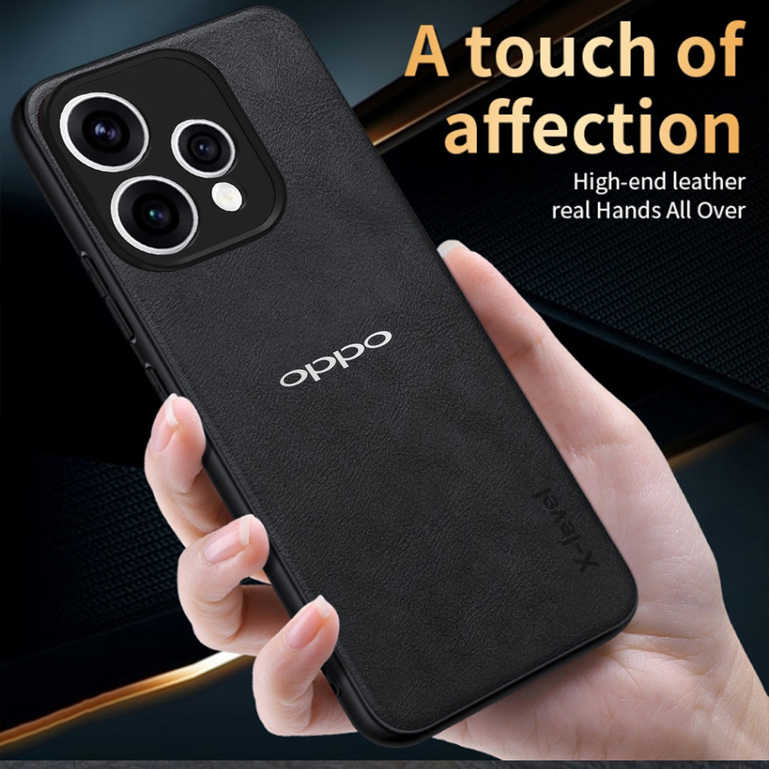 OPPO RENO 15 5G Business Style PU LEATHER PROTECTIVE BACK CASE WITH CAMERA PROTECTION