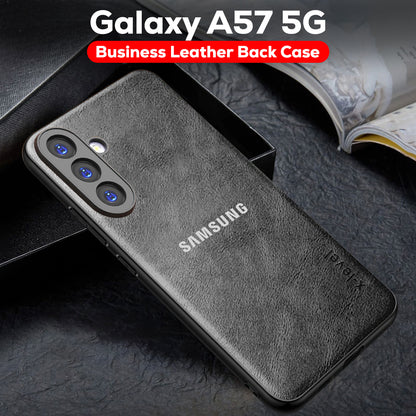 SAMSUNG GALAXY A57 5G  Business Style PU LEATHER PROTECTIVE BACK CASE WITH CAMERA PROTECTION