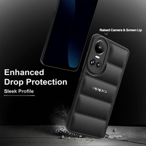 OPPO RENO 10 PRO 5G The Puffer Edition Soft Material Down Jacket Phone Case